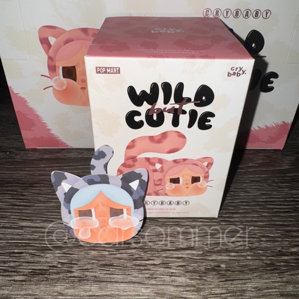 Authentic Pop Mart Crybaby Wild But
Cutie "Denim Cutie”